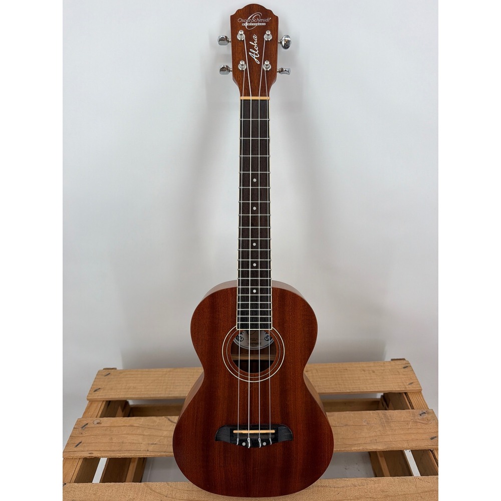 Oscar Schmidt Washburn Aloha OU2T-A Tenor Concert Ukulele Mahogany Satin Finish